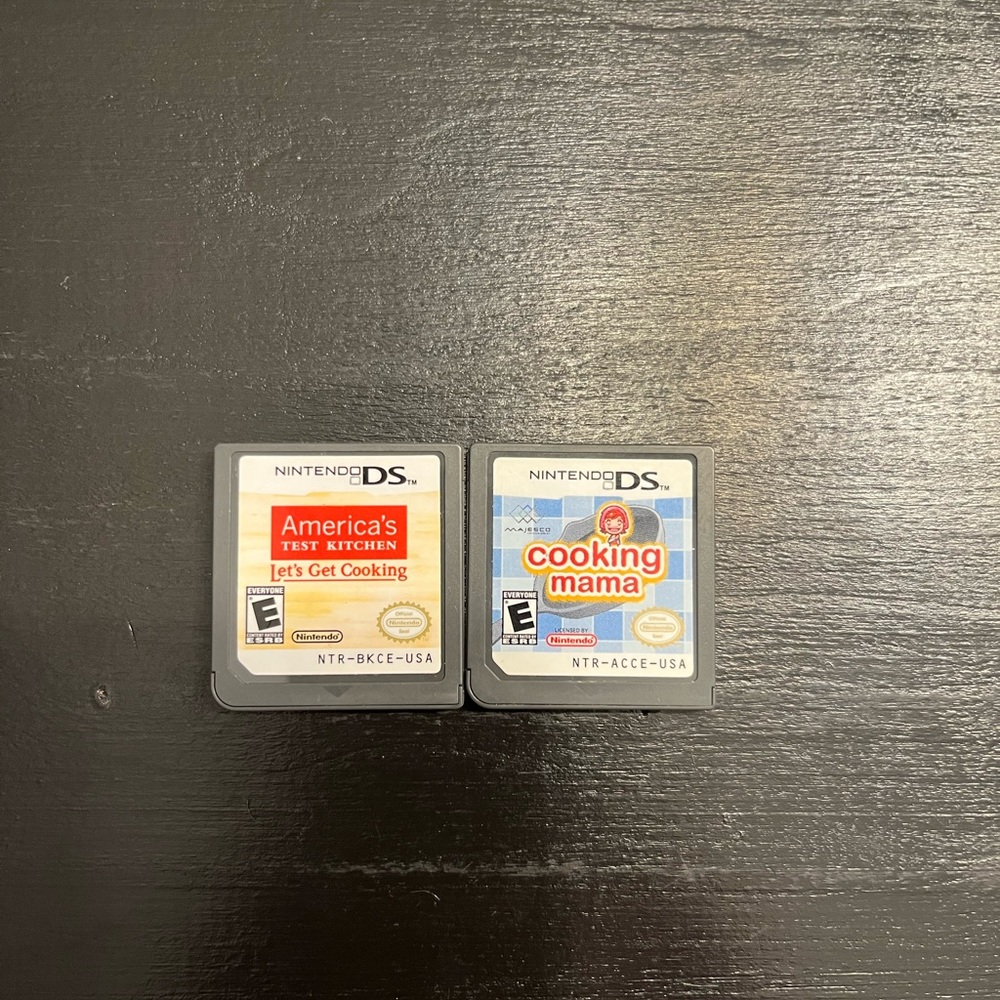 Nintendo cooking game lot